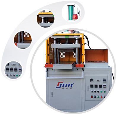 XTM105F熱壓凸包機的特點